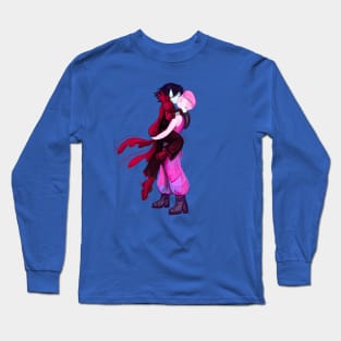 Bonnie and The Star kiss, Vamp world Bubbline, Fionna and Cake / Adventure Time fan art Long Sleeve T-Shirt